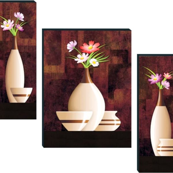 CRYSTALSIGN Beautiful Flower Vase| Eco-Friendly & Modern Decor for Home & Office