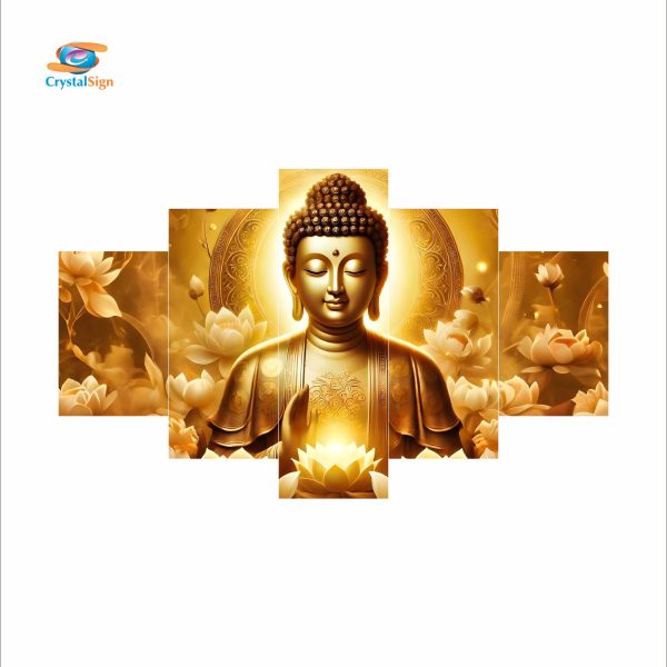 CRYSTALSIGN Buddha Wall Art  | Modern Eco-Friendly Home decoration