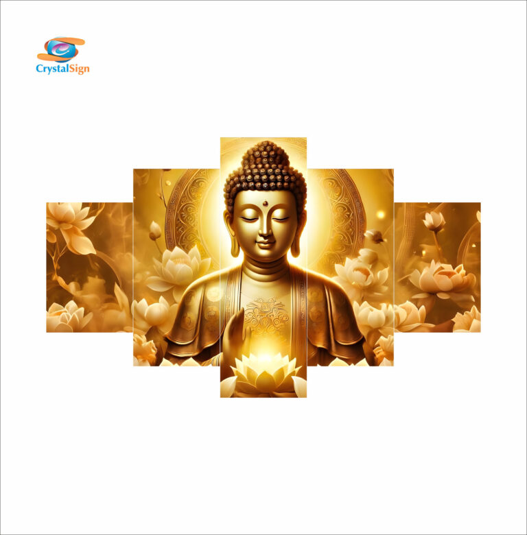 CRYSTALSIGN Buddha Wall Art  | Modern Eco-Friendly Home decoration