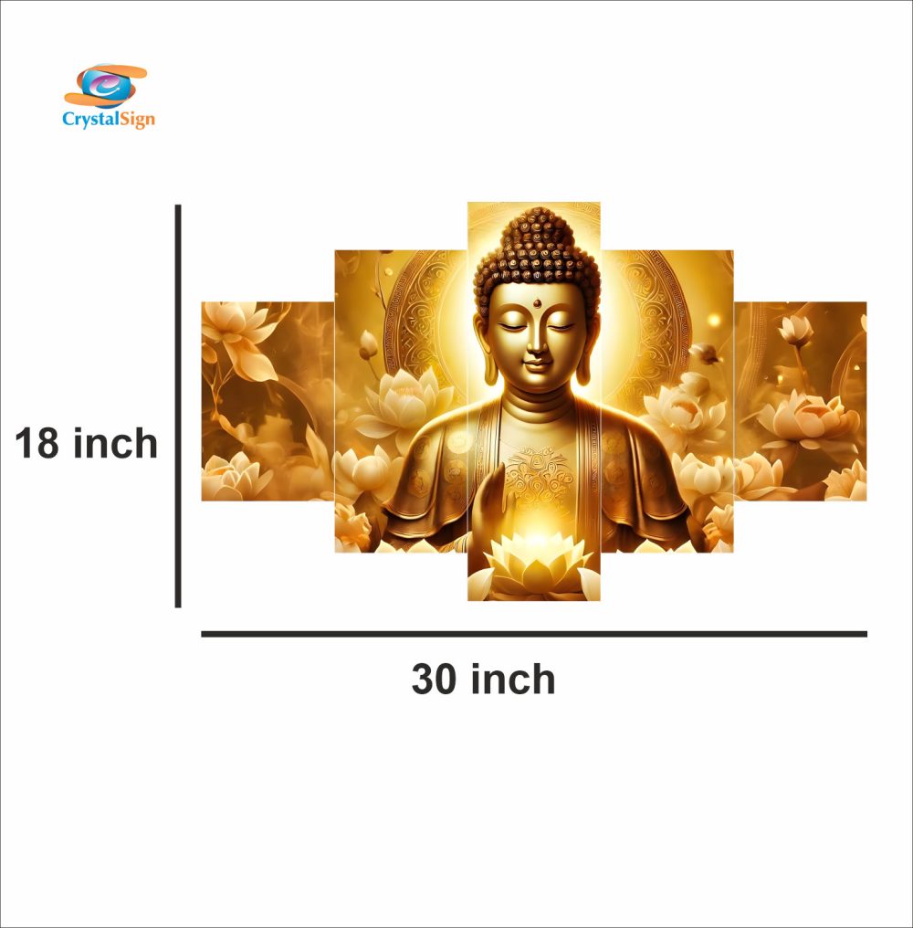 CRYSTALSIGN Buddha Wall Art  | Modern Eco-Friendly Home decoration - Image 3