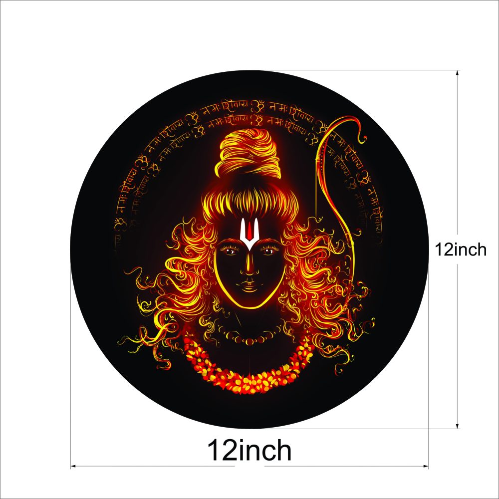 CRYSTALSIGN Shri Ram LED Photo with Adaptor 12x12 Inches For Home Decoration& Gifting - Image 2